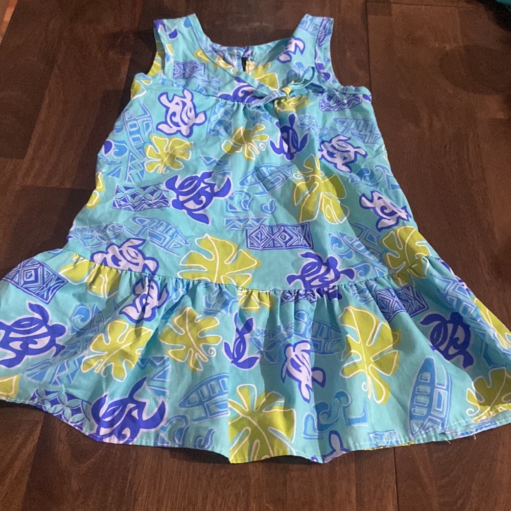 Vintage Kala Hawaii 4T Hawaiian print dress